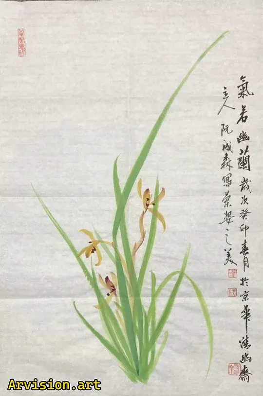 Орхидеи, как тихие китайские картины