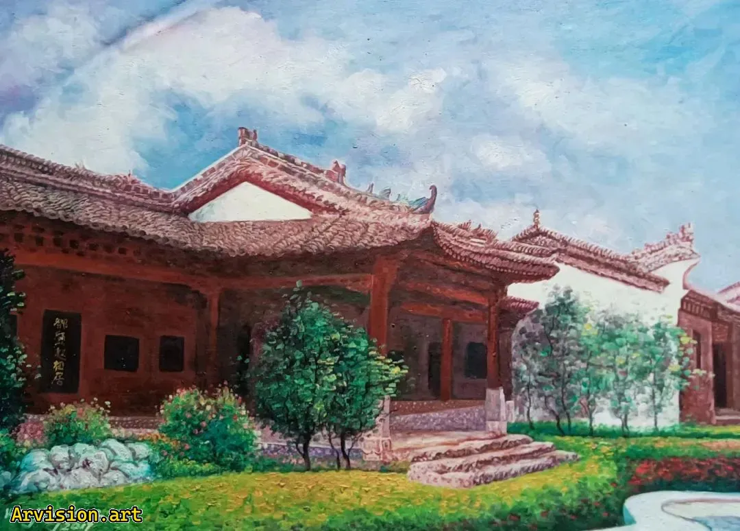 Ван Линь нарисовал облака на родине