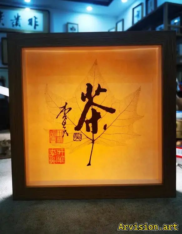 Чайный листья Изучение работы